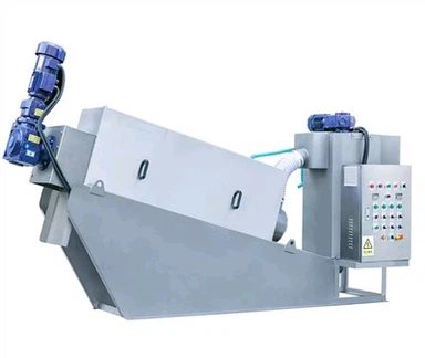 Slamskruepresse afvandingsmaskine